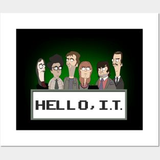 Hello, IT. The IT Crowd Posters and Art